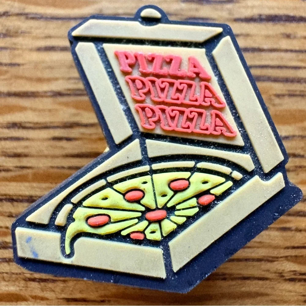 Set of 3- Fun Food-Themed Shoe Charms